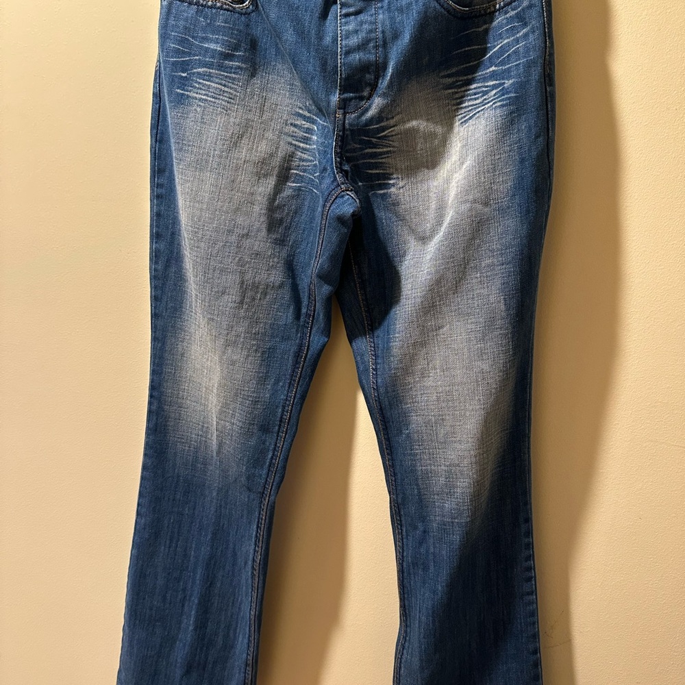 Anchor Blue Men's Faded Denim Jeans